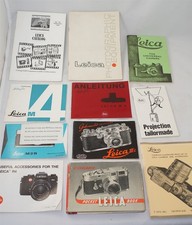 Leica Manuals Collection M4, M5, IIIc, M2R plus More