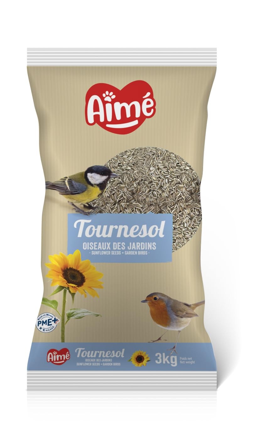 Aimé - Cibo per uccelli - Mangime uccelli selvatici, uccelli da giardino (u7E)
