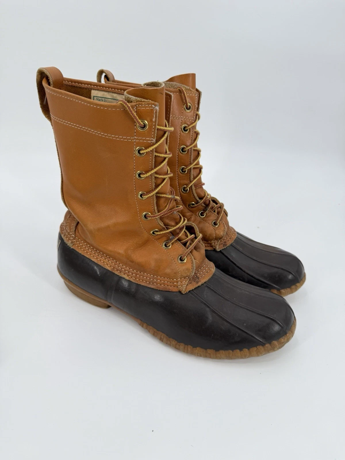 LL Bean Men's Unlined Brown Leather Maine Hunting Shoes Duck Boots Mens 9 USA
Opens in a new window