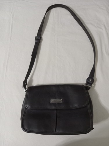 Hush Puppies Dark Chocolate Leather Handbag
