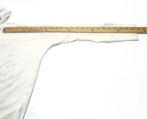 Felpa con cappuccio pullover Eileen Fisher avorio slub lino taglia small - Foto 10 di 15