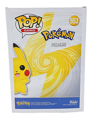 Custom Diamond Funko Pop Pikachu 553 Pokemon Vinyl Figure