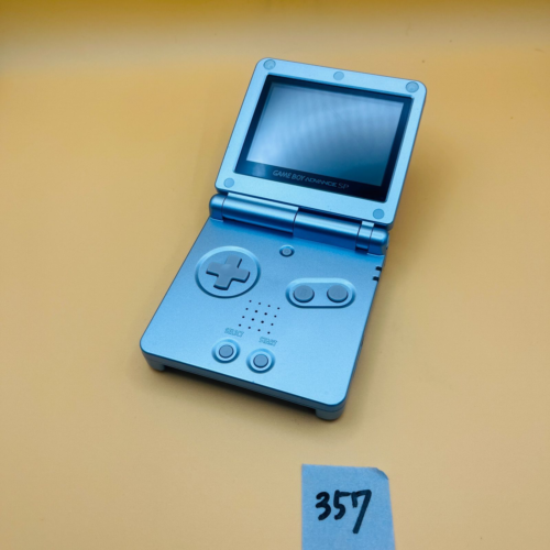 GBA SP Pearl Blue Nintendo GameBoy Advance Handheld-System mit OVP - Bild 13 von 18