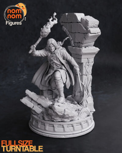 Aragorn - Lord of the Rings - Fully Painted Option - 14k Abs like Resin - Picture 3 of 7