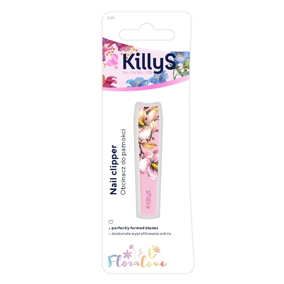 3031445003391 Машинка для стрижки ногтей KILLYS Floralove obcinacz do paznokci Kwiatowy P1 K 2890₽