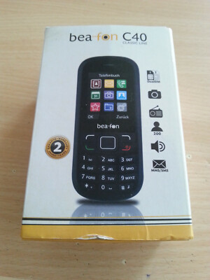 BEAFON C40 DUAL SIM BLACK NEU+OVP+VIELE EXTRAS+RECHNUNG+DHL VERSAND