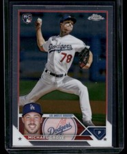 2023 Topps Chrome #22 Michael Grove RC - 877