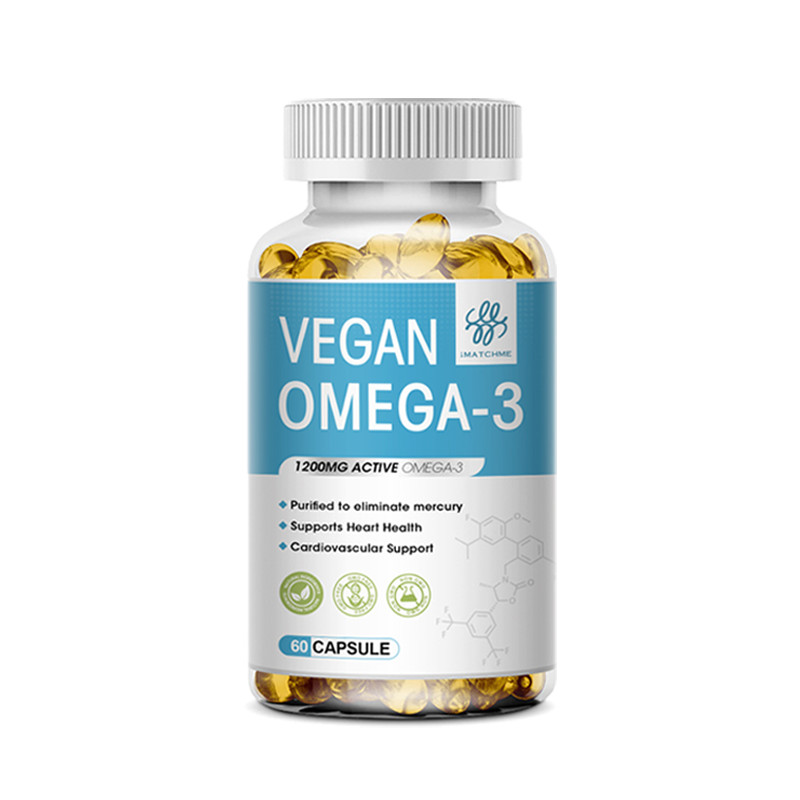 Capsules 3x Strength 1200mg Epa & Dha Vegan Pills Joint Support