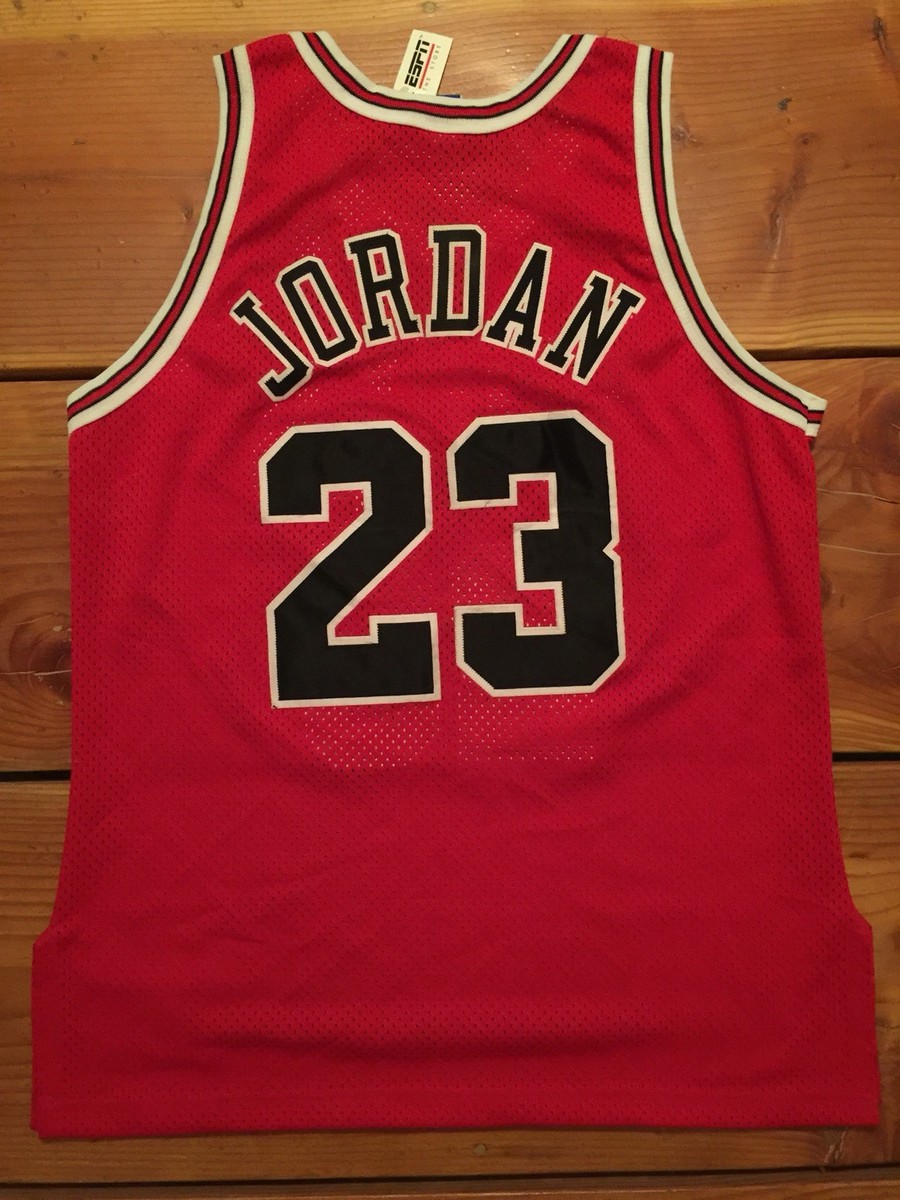 Vintage🔥 Champion NBA Michael Jordan Authentic Sewn Chicago Bulls
