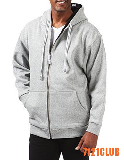 PRO CLUB HOODIE ZIP UP PULLOVER MENS THERMAL FLEECE JACKET