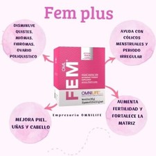 OML Fem  Omnilife  Sabor Durazno  Box w/30 sachets FREE SHIPPING 