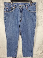 Levis 505 Jeans Mens 36x32Medium Wash Straight Leg Casual Preppy Everyday