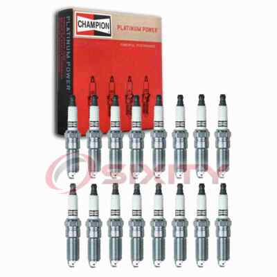 16 pc Champion Platinum Spark Plugs for 2006-2019 Dodge Charger 6.1L 6.4L V8 li