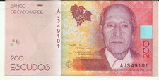 CABO VERDE 200 ESCUDOS 2021 P 76. PAPEL. UNC. 9RW 24FEB