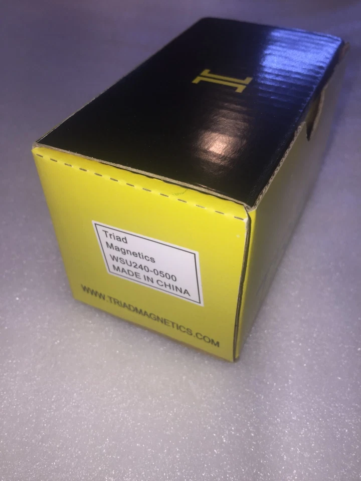 24 Volt 0.5 Amp A/C Adapter; 6' cord 5.5mm conn; WSU240-0500; 100-240V; 50-60Hz - Image 4 of 4