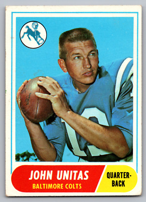 1968 TOPPS #100 JOHNNY UNITAS COLTS