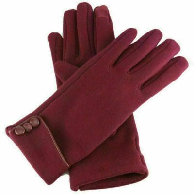 Women Ladies Warm Thick Soft Cashmere Gloves Touch Screen Winter Fleece Gloves