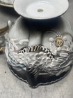 3D Moriage Dragonware Demitasse Cup & Saucer  Has Small Drainage Hole — photo 6