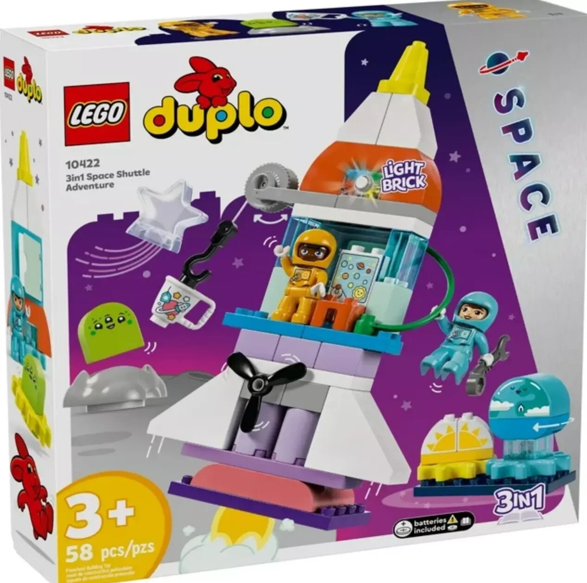 LEGO DUPLO: 3in1 Space Shuttle Adventure (10422) Original - New