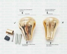 Solid Brass Knob Head Handle Only For Wooden Walking Stick Cane Christmas Gift