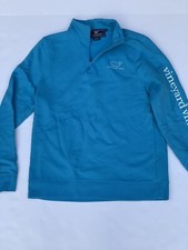 Vineyard Vines Blue Sweatshirt Shirt 1/4 Zip Youth XL