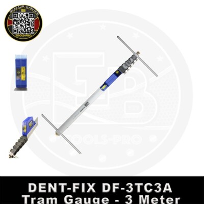 Dent Fix Equipment DF-3TC3 Short Measuring Tram Gauge Measures From 2'6'' to 9'2''
