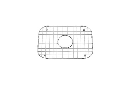 Serene Valley 13-5/8'' x 15'' Steel  Sink Grid Protector Center Drain R 3 1/2''