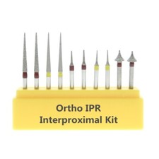 Set of 10 Ortho IPR Kit Interproximal Enamel Reduction FG Dental Diamond Burs