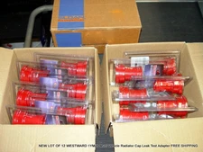 LOT 12 WESTWARD 1YMJ5 Multi Vehicle Radiator Cap Leak Test Adapter FREE SHIPPING