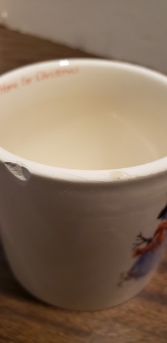 Snowman Christmas 12 oz Latte Coffee Tea Cocoa Cup Mug White - Picture 4 of 6