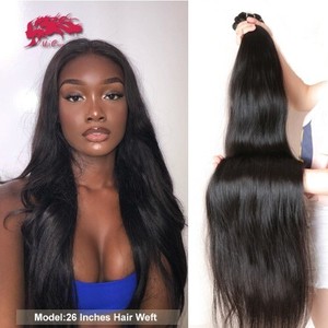 Tissage Brésilien Cheveux Lisse Long Perruque Coiffure Bien-être  Accessoires Qua | eBay