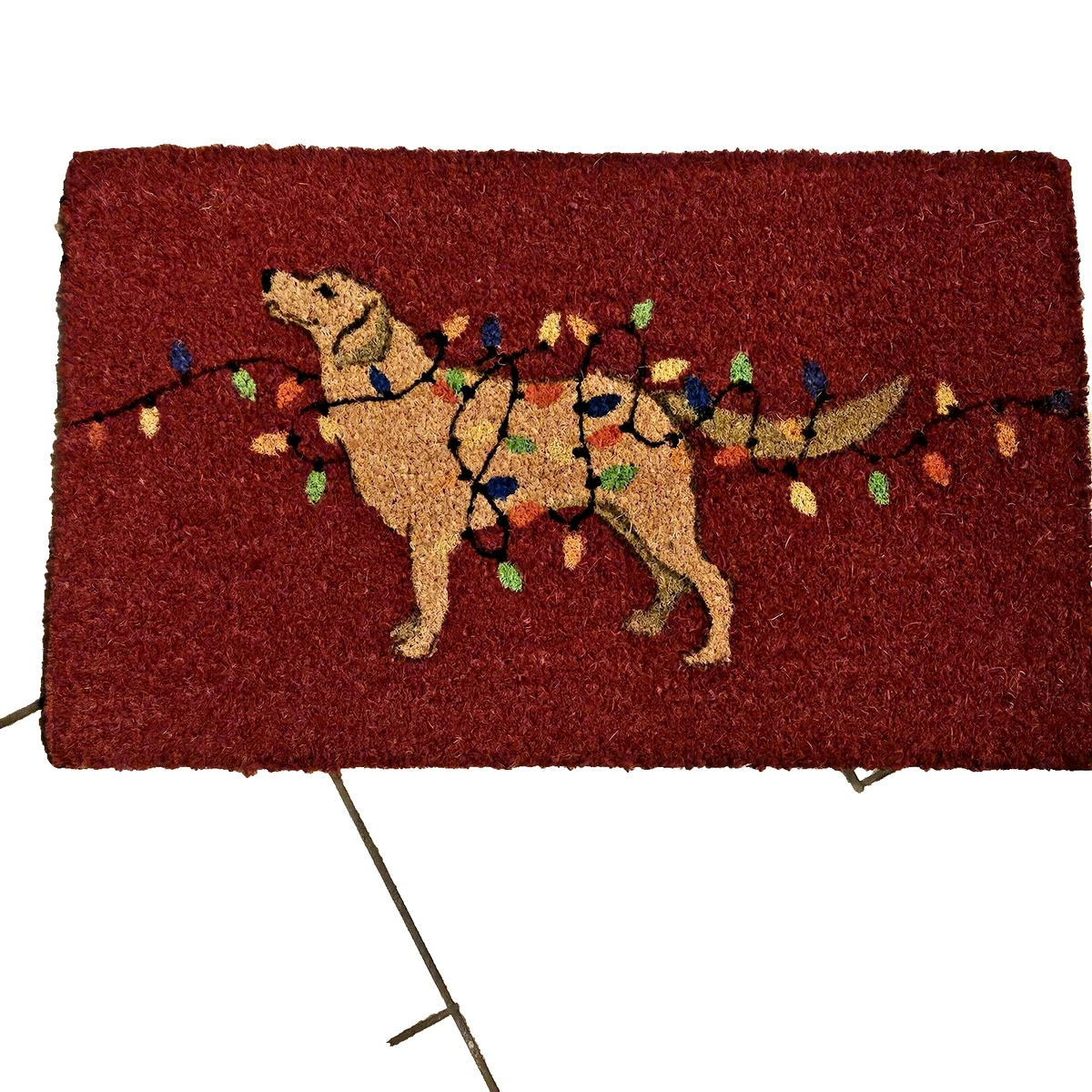 Pottery barn dog clearance with lights doormat