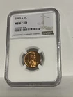 1946-S Lincoln Cent, NGC MS-67 Red, Very Attractive, Flashy Red Penny, No Spots