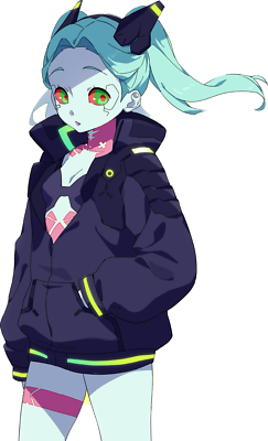 Rebecca Cyberpunk Edgerunners V5 Weatherproof Anime Sticker 6