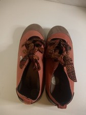 UK6 - Komodo Ladies Shoes Vegan Ethical Brand New Recycled Material Peach Colour