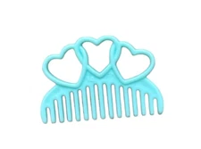 Vintage Quints Doll Comb Only Blue Hearts Replacement Brush 