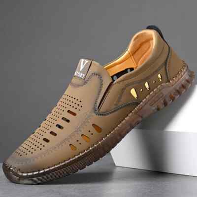 Outdoor Men s Loafers Shoes Slip on Soft Sole Breathable Comfortable Shoes Size