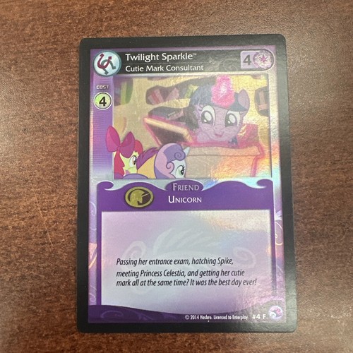 My Little Pony Carte Promo Set pf4 Pf5 pf5 pf7 pf9 Pinkie Pie Rarity Twilight - Photo 4 sur 6
