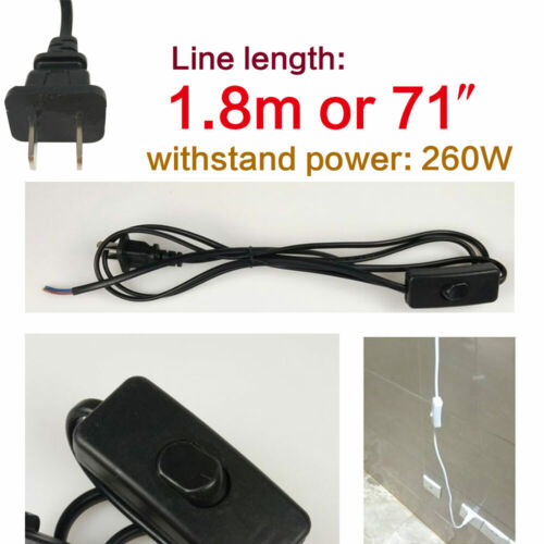 E27 Bulb Switch Cable Wire Connect Cable Wire For 2 or3 Pin T5/T8 Lamp Tube Line - Picture 9 of 33