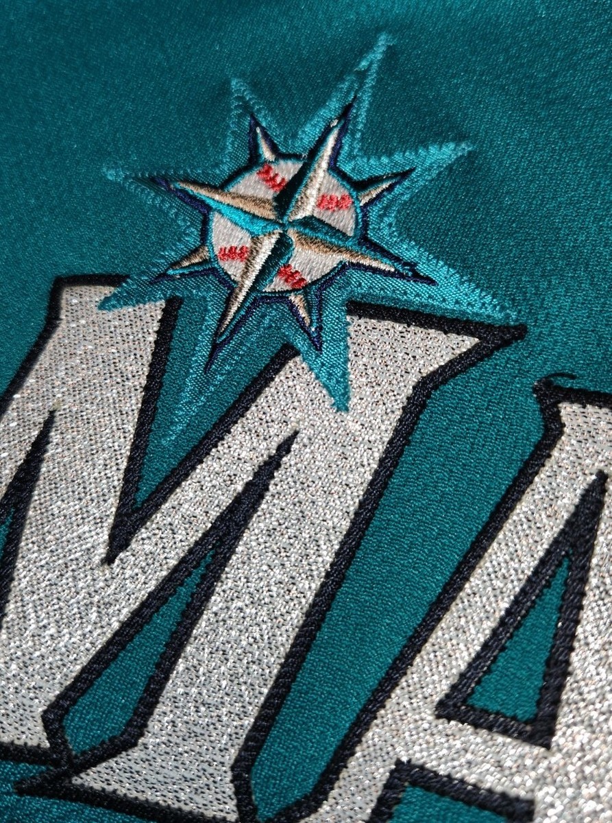 hori24 00's 新品シアトル マリナーズ majestic Vtg Stitched Majestic