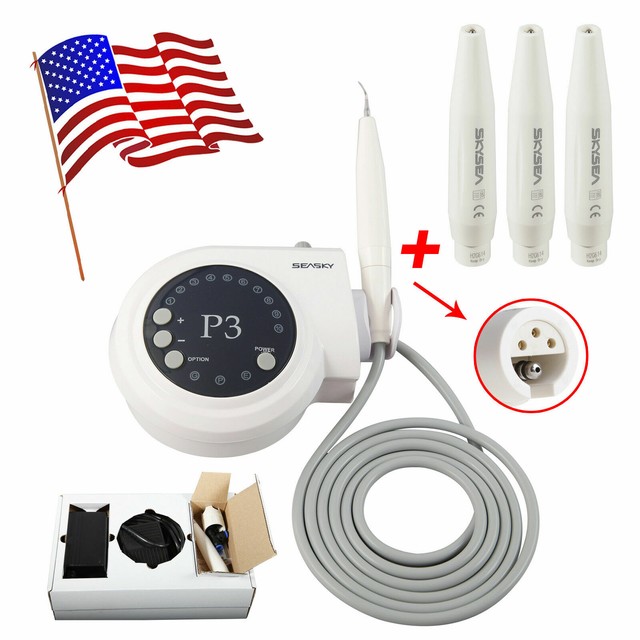 Dental Ultrasonic Piezo Scaler Tips & 3pcs Skysea Handpiece For DTE