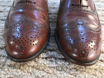 Christian Dior, Oxblood, Wing Tip Dress Oxfords, Mens Size  display picture 2