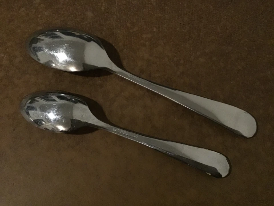 2 Gorham 18/10 Serving Spoons ~ Braid - Image 2 of 4