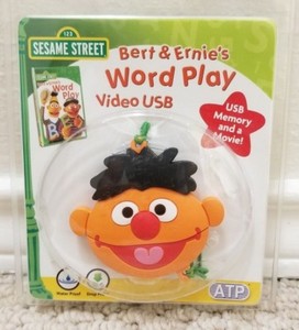 Sesame Street Bert Ernie S Word Play Video Usb Memory Movie Atp Ernie Dvd Vhs Ebay