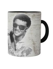 Tatttoo Rocker Hate Couture Kaffeetasse King Elvis Skull Psychobilly Presley
