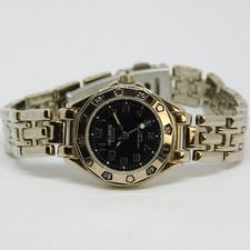 HELBROS 8266L Silver Tone Quartz Analog Women's Watch Sz. 7 1/4" New Battery