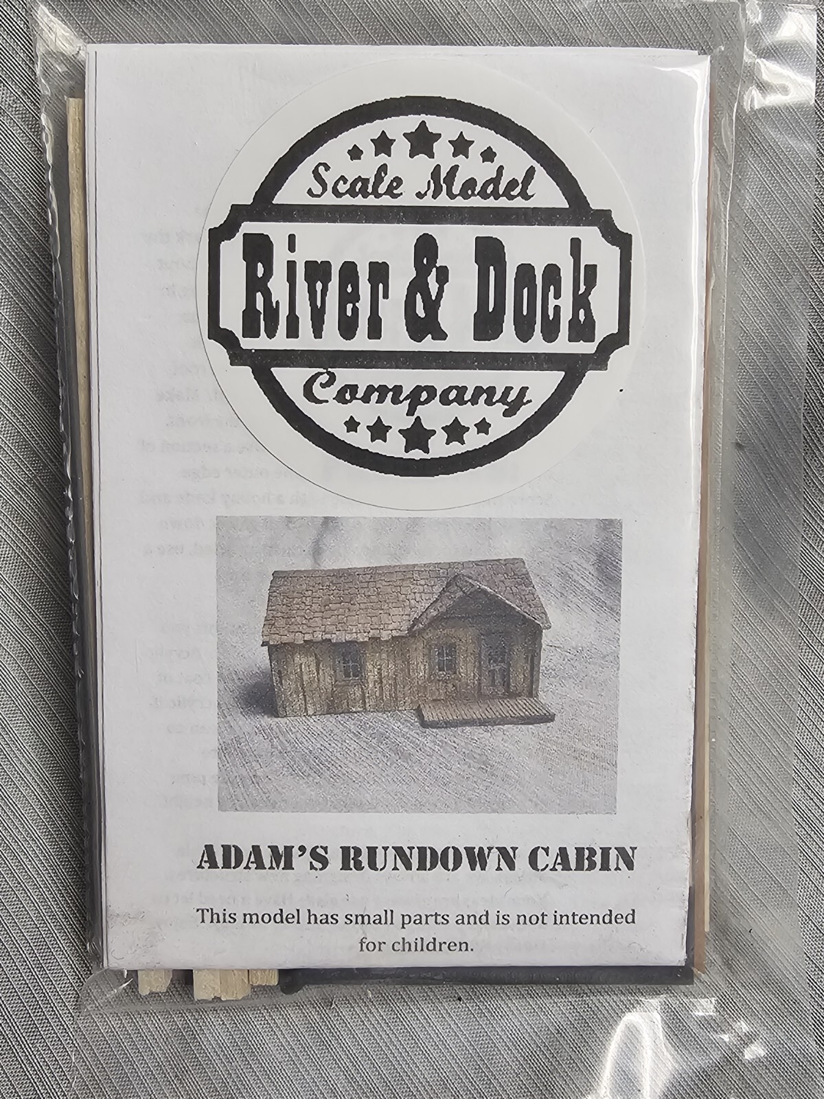 Adams Rundown Cabin N Scale Laser Cut Model Kit INSTITUTO TECNOLÓGICO