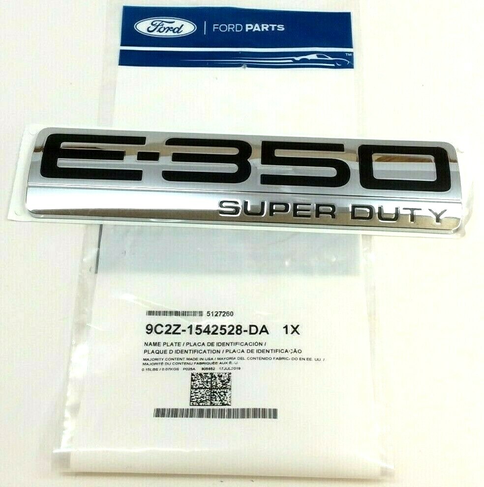 FORD OEM 06-26 E-350 Super Duty Back Door Exterior Trim-Nameplate 9C2Z1542528DA