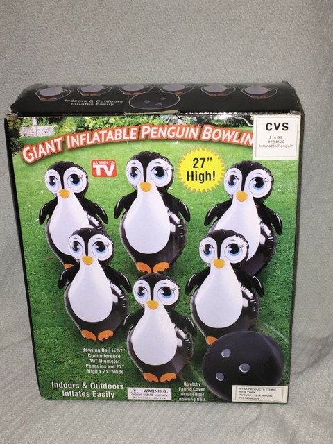 etna giant inflatable bowling set
