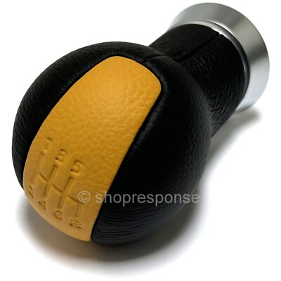 OEM Nissan 09-21 370Z Z34 Heritage Yellow & Black Leather Shift